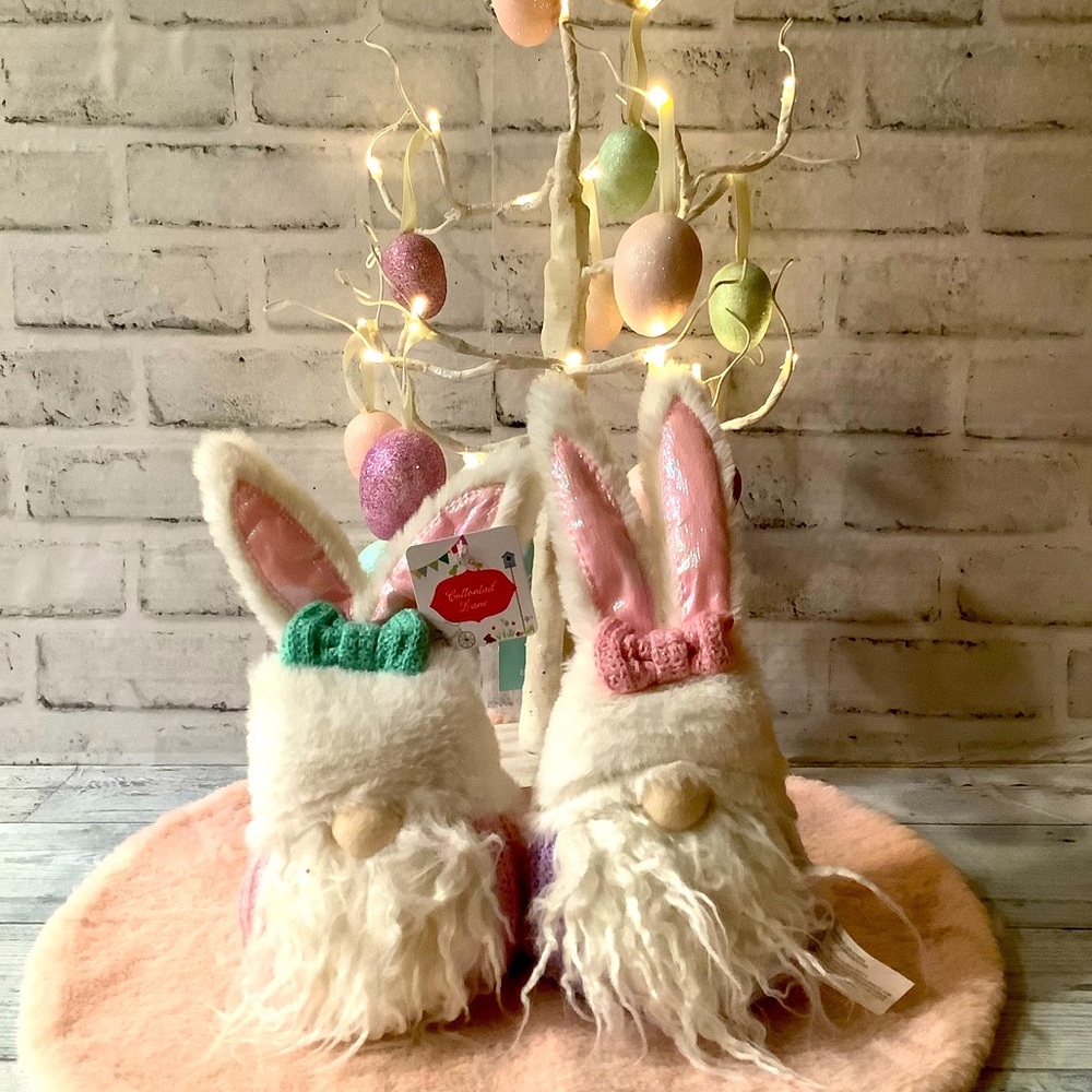 Cottontail Lane Set of 2 Bunny Gnomes